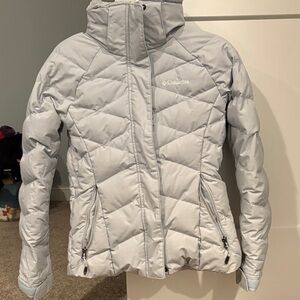 Columbia Women's Silver/blue  Puffer Jacket size woman’s extra small